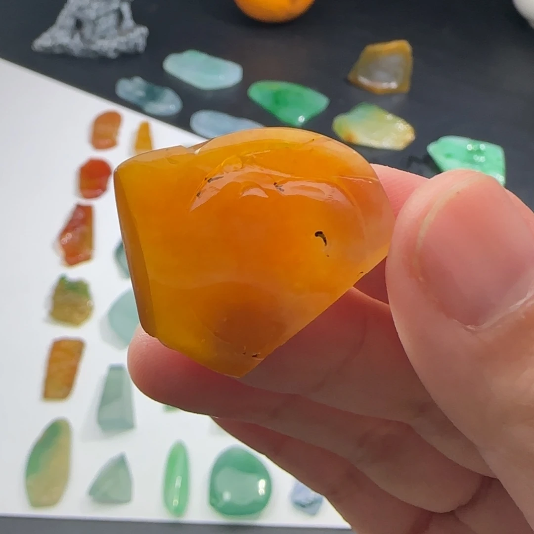 定制翡翠未镶嵌材料