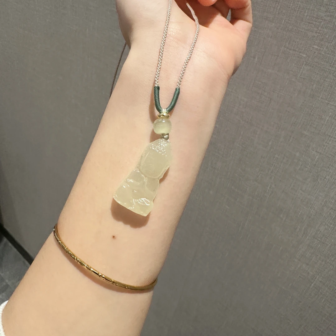 非金属布艺项链 W007国风坐抱抱佛