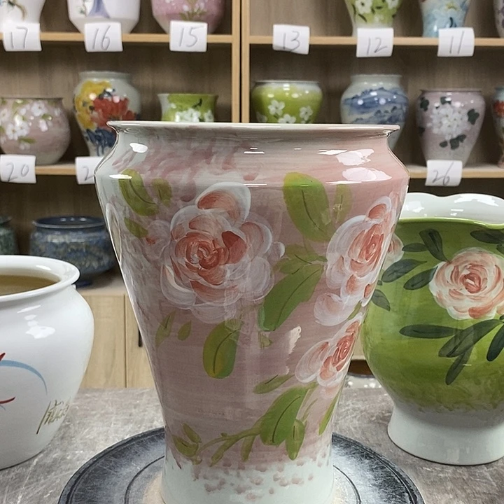 缸3zp景德镇陶瓷花盆