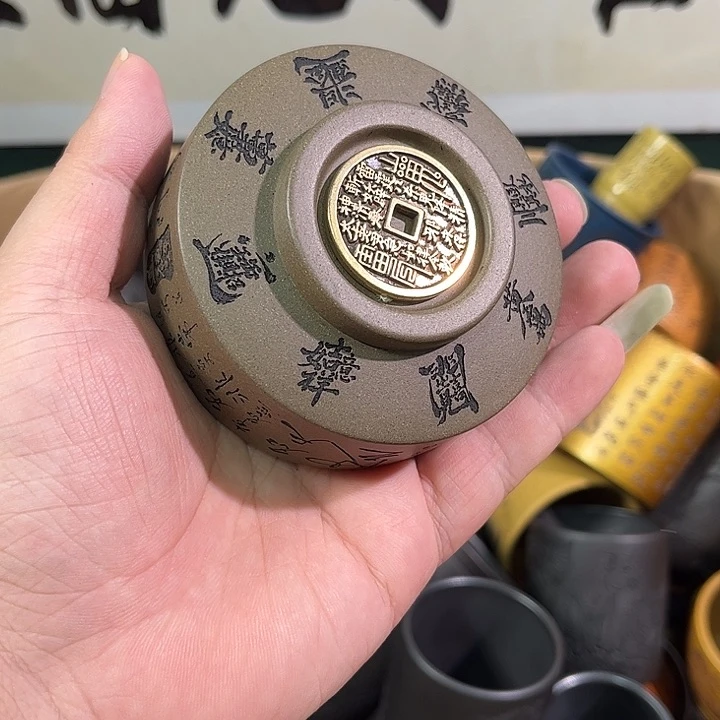 茶杯紫砂全手工紫砂主人杯