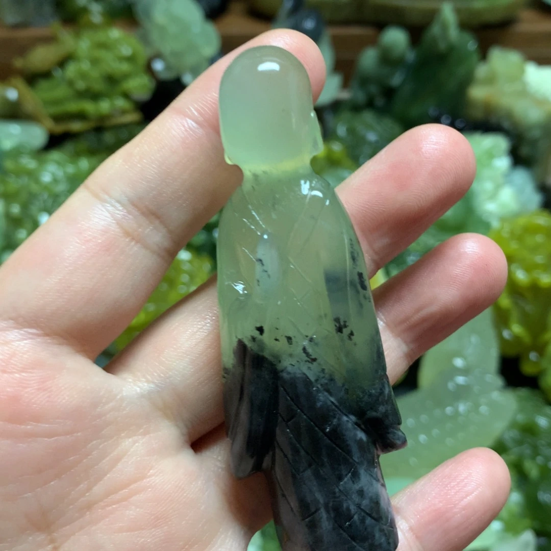 阿***超未镶嵌岫玉手把手把