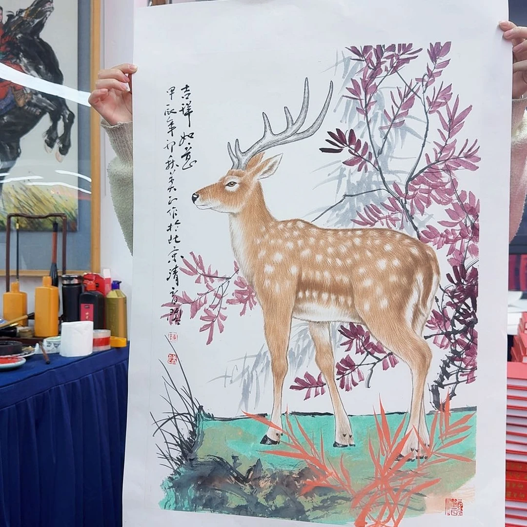 国画多次参加国内外大型