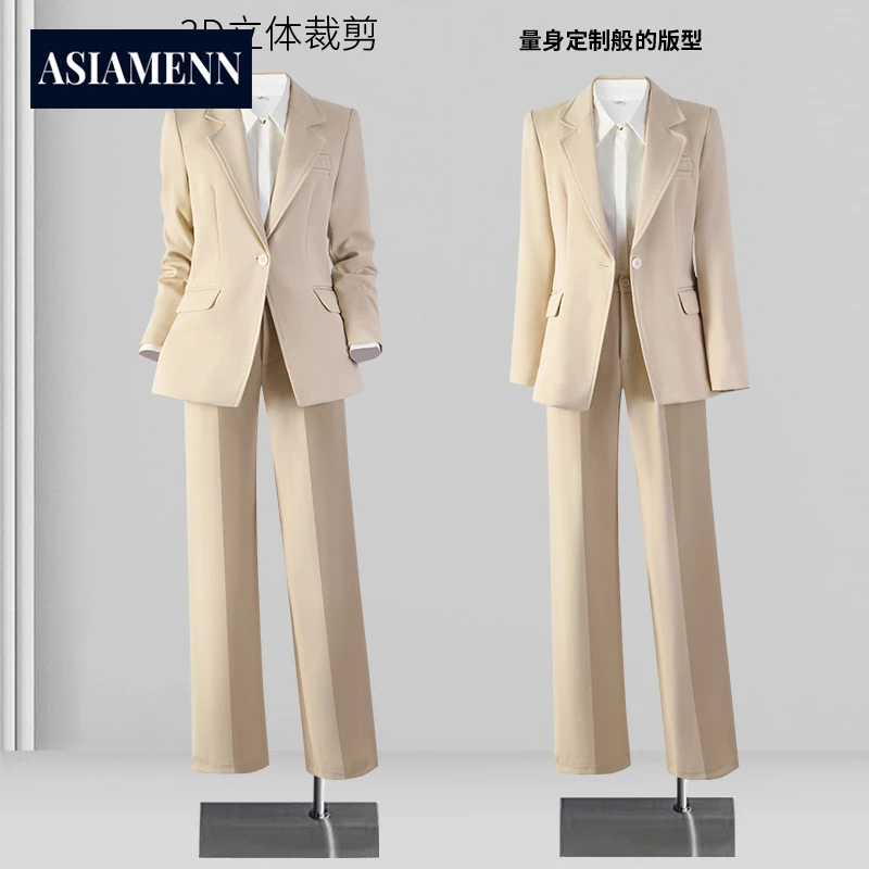 小个子职业通勤装套装女秋冬2025年新款大学生正装高级感西服外套