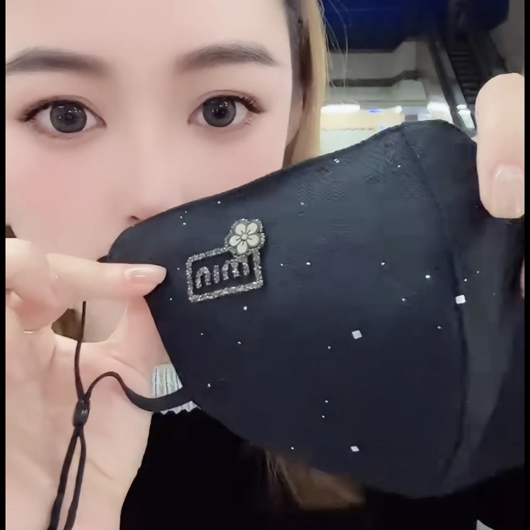 秋冬香风山茶花水洗立体口罩调节保暖显脸瘦百搭面罩