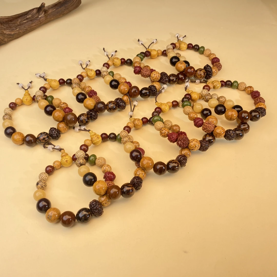 【小北严选】十八籽单圈手串14-51H69X67【多样性发一件】约8-13mm