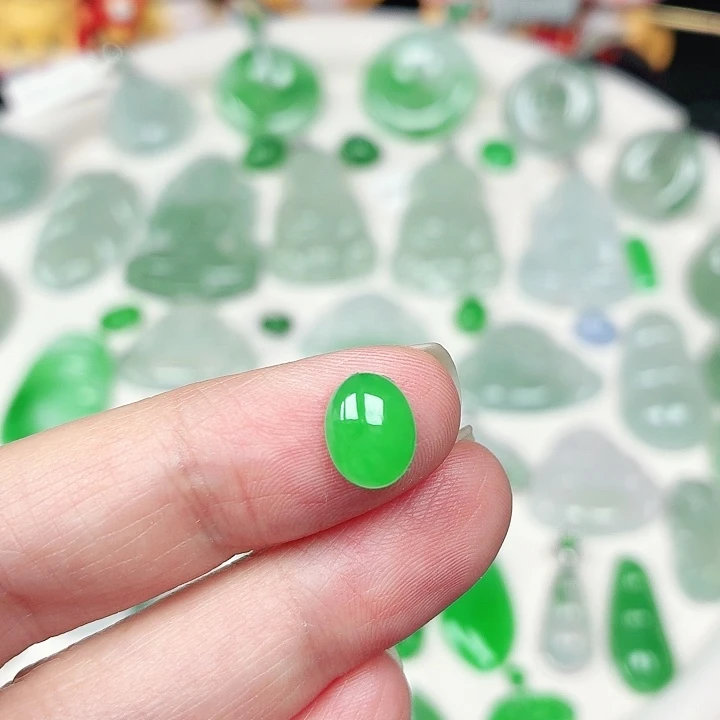 翡翠裸石缅甸天然A货翡翠