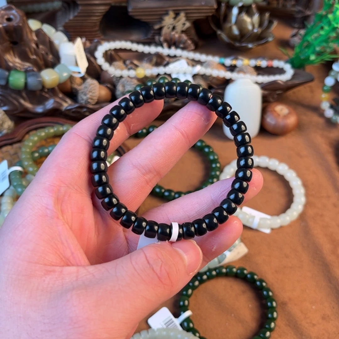 和田玉未镶嵌手链