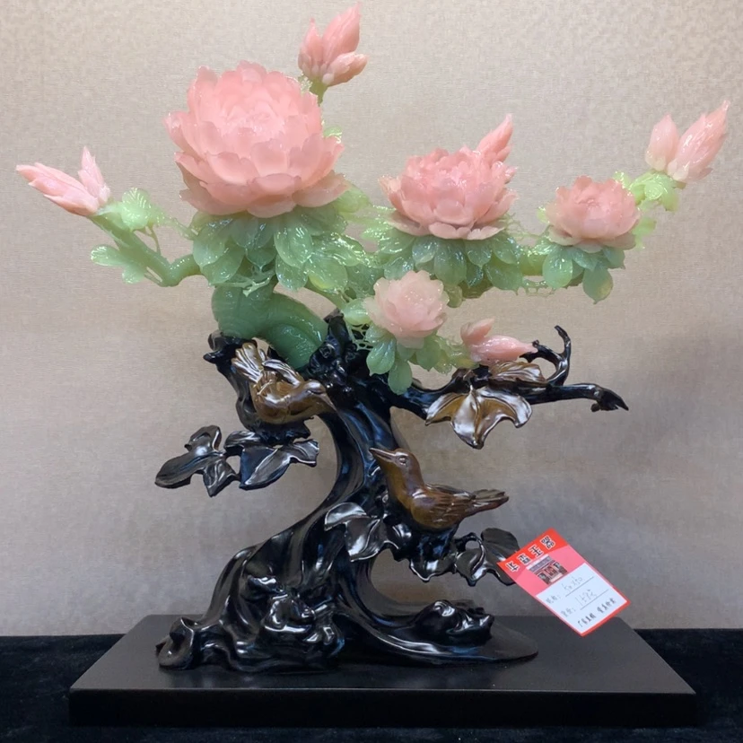 【闪购商品】蛇纹石玉未镶嵌摆件覆膜