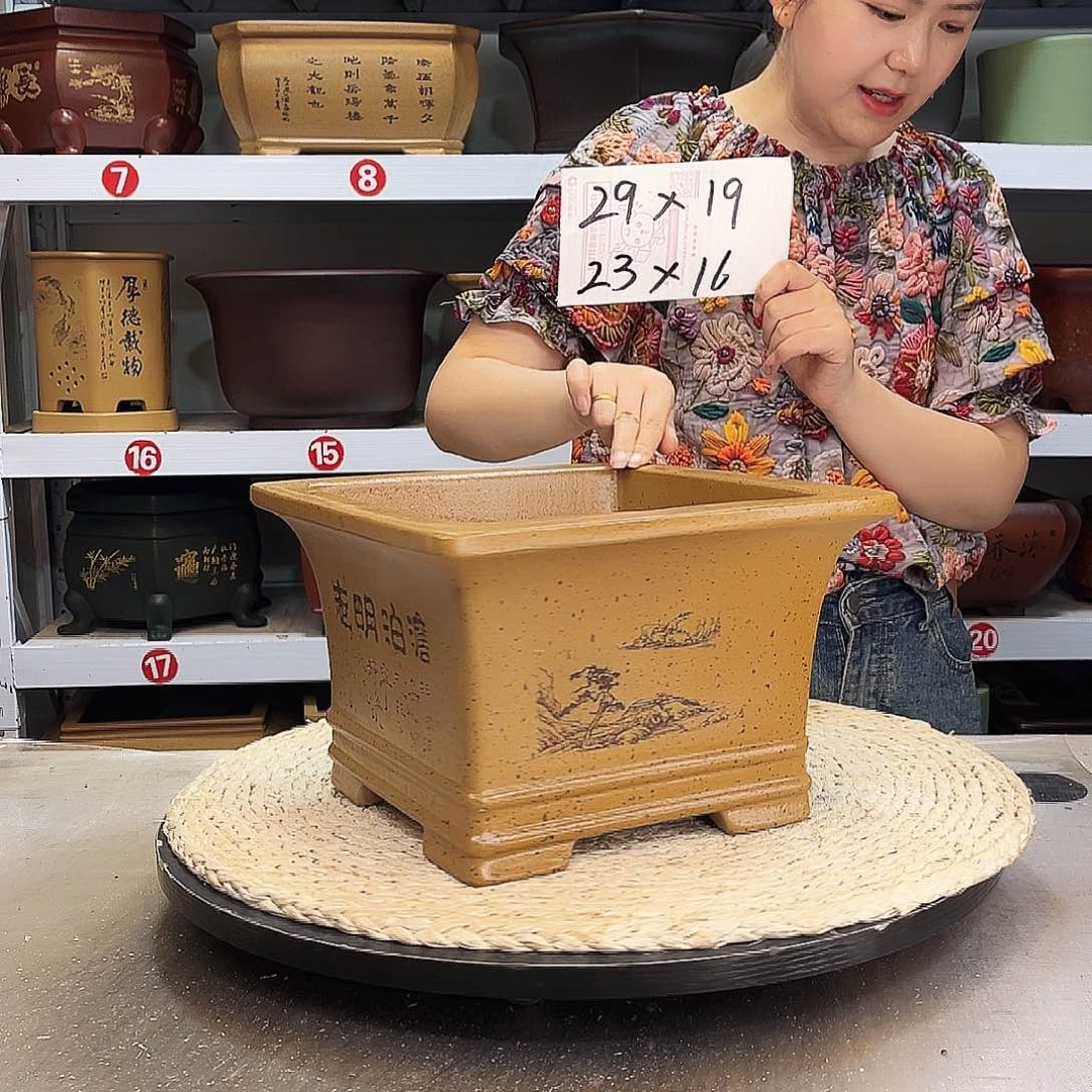 紫砂花盆紫砂花盆