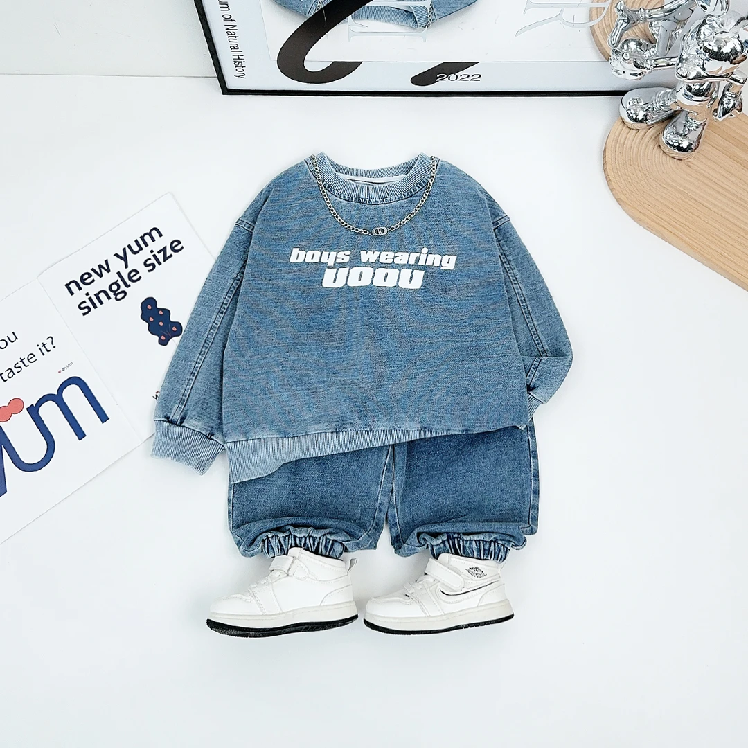 男童套装2025新款春装儿童春秋季两件套潮 BQ25157X 悠悠童话童装