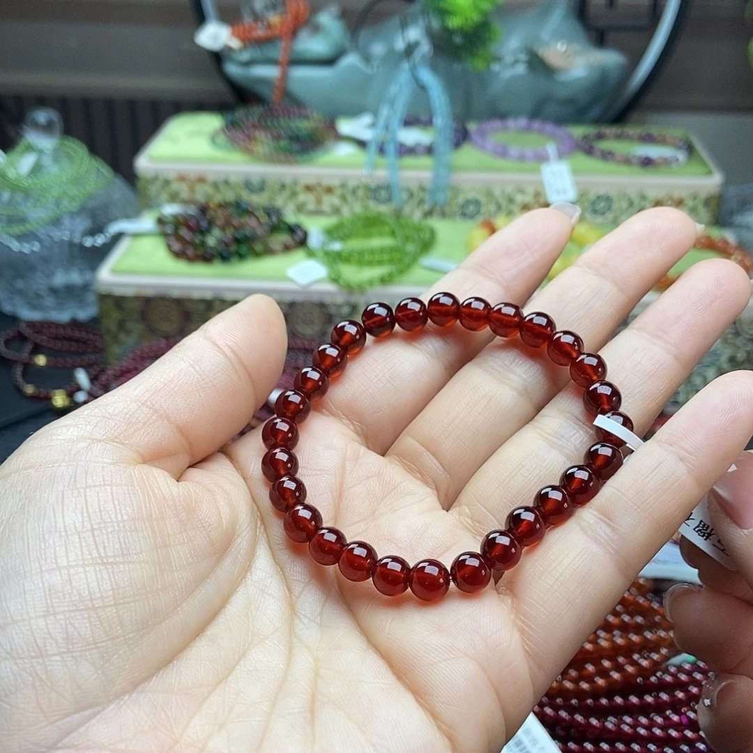 悠***悠手串石榴石未镶嵌手串7