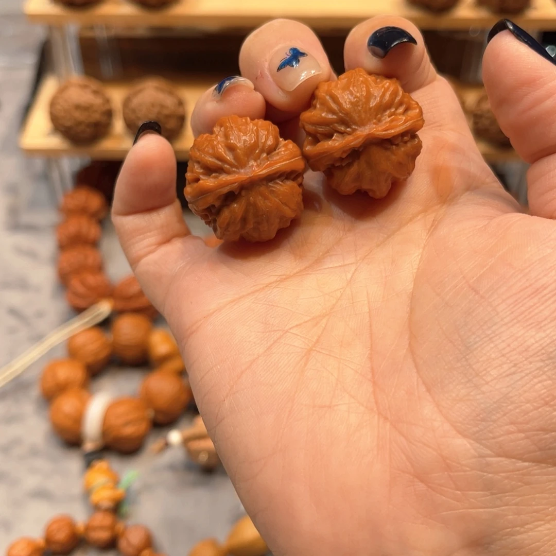 把件文玩核桃南瓜墩八棱