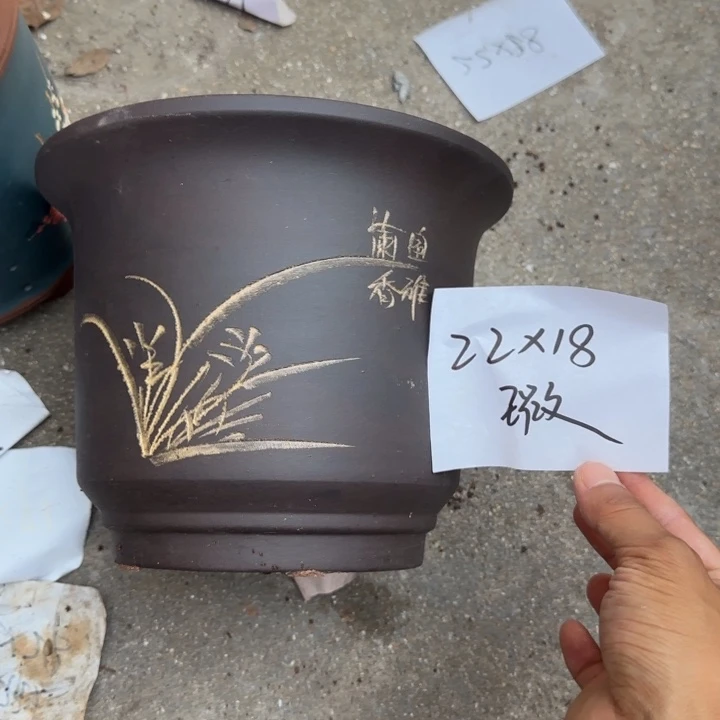 紫砂花盆特价清仓