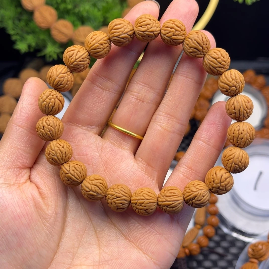 桃核手串小脑纹单圈