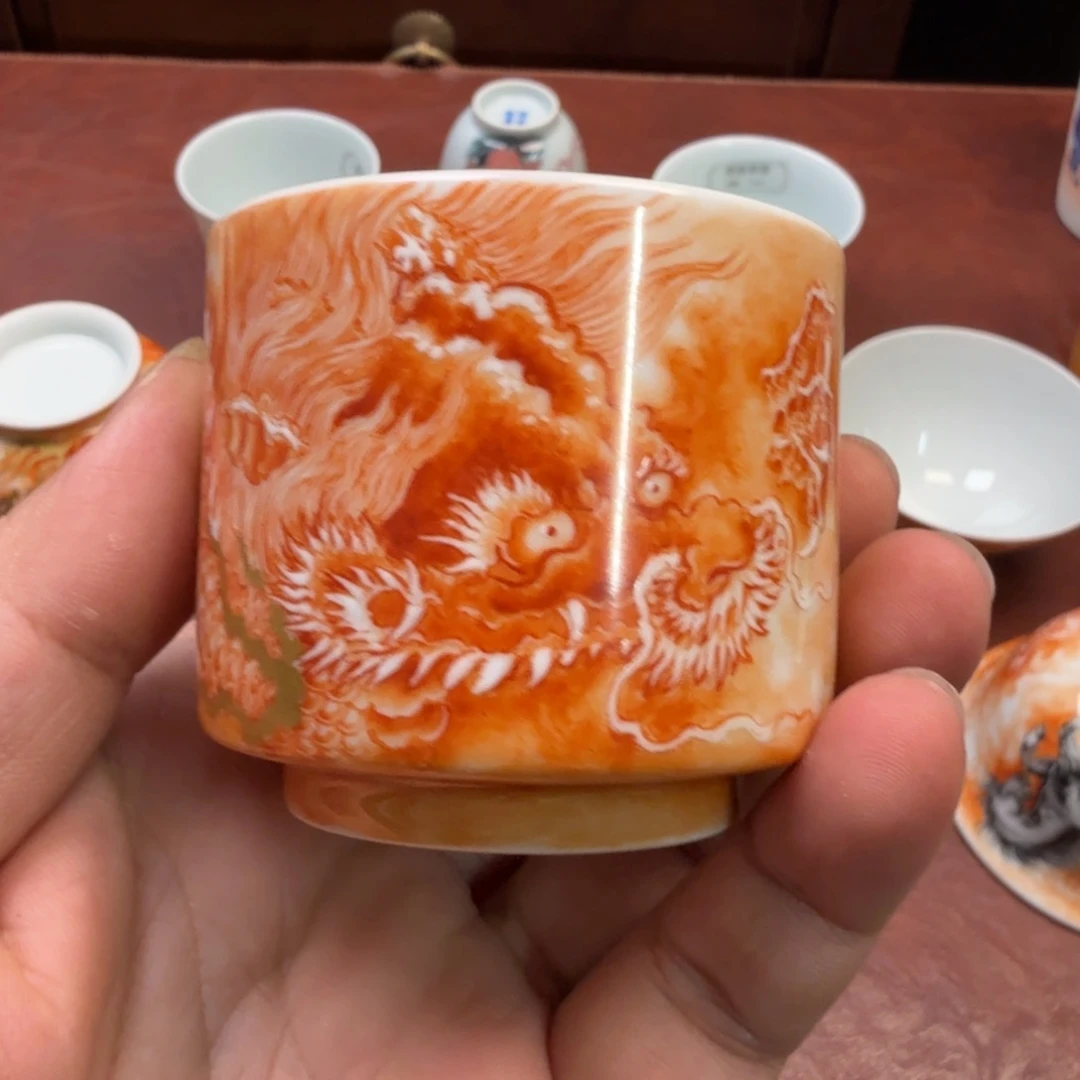 现代景德镇全手工全手绘茶器