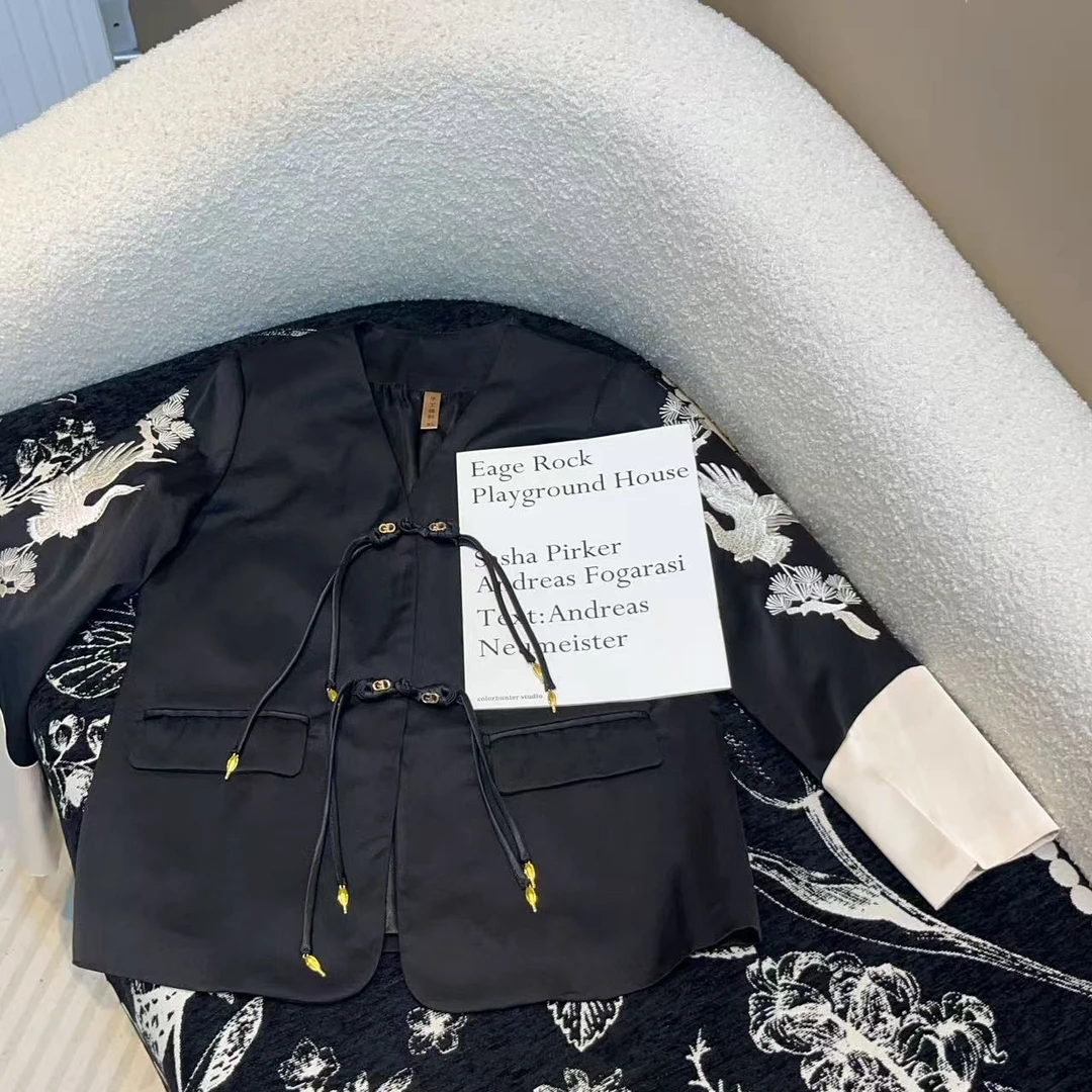 【6004】新中式国风女长袖外套2025春季新款国风上衣