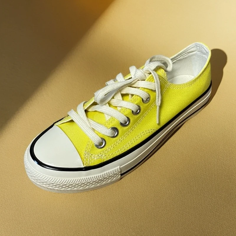 硫化鞋春季防水台女士帆布鞋时尚小白鞋夏季低帮包头