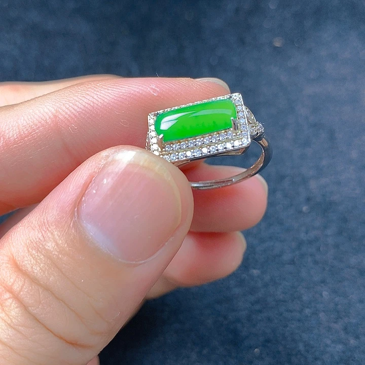 翡翠银S925镶嵌颈饰