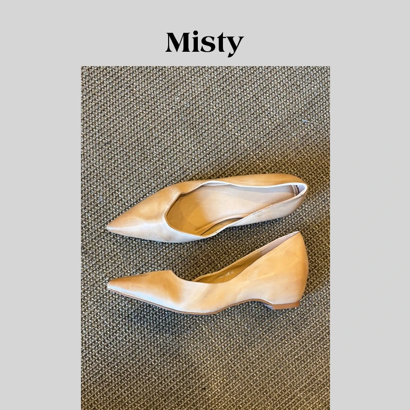 Misty 雾屿女鞋|34-40码|1cm+3内增高|通勤达人夏新款尖头单鞋女