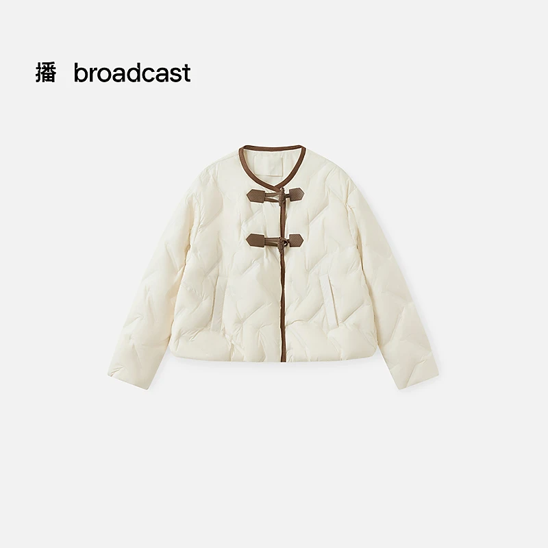 【9.19上新】播秋冬新品保暖百搭轻薄简约短款羽绒服DDS4RD5277