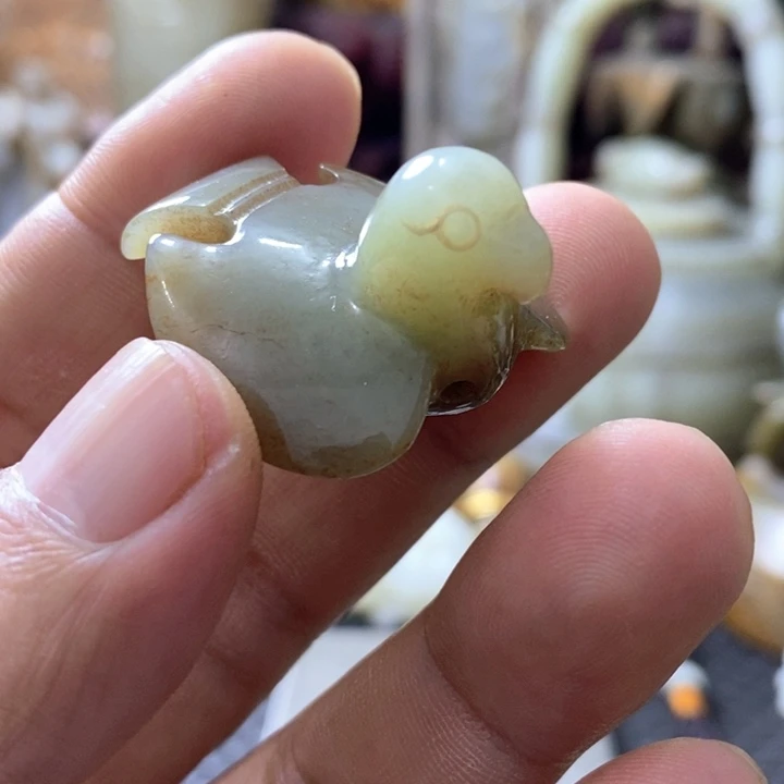 和田玉（糖玉）22K金镶嵌手链