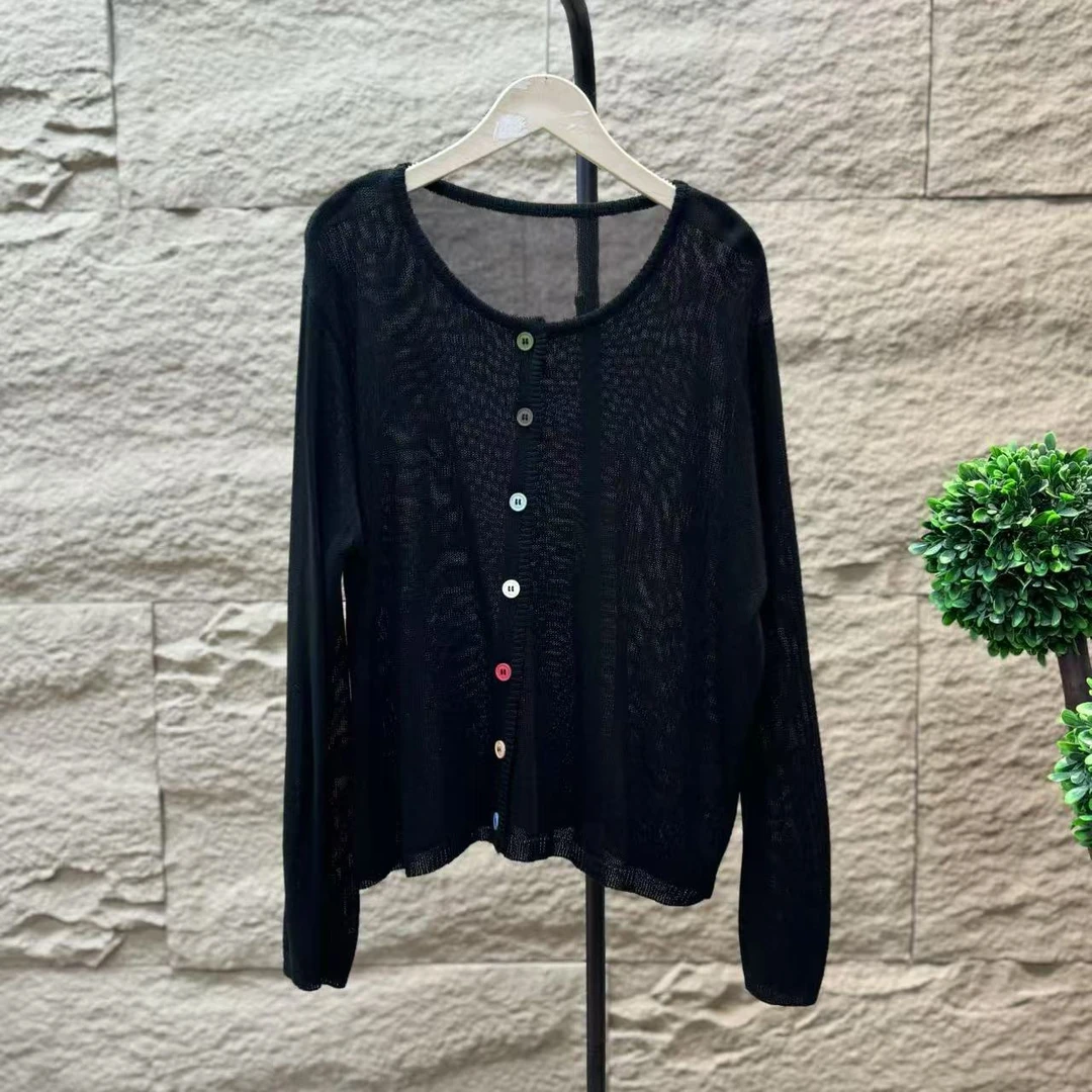 10471新款春秋休闲减龄简约宽松上衣T恤