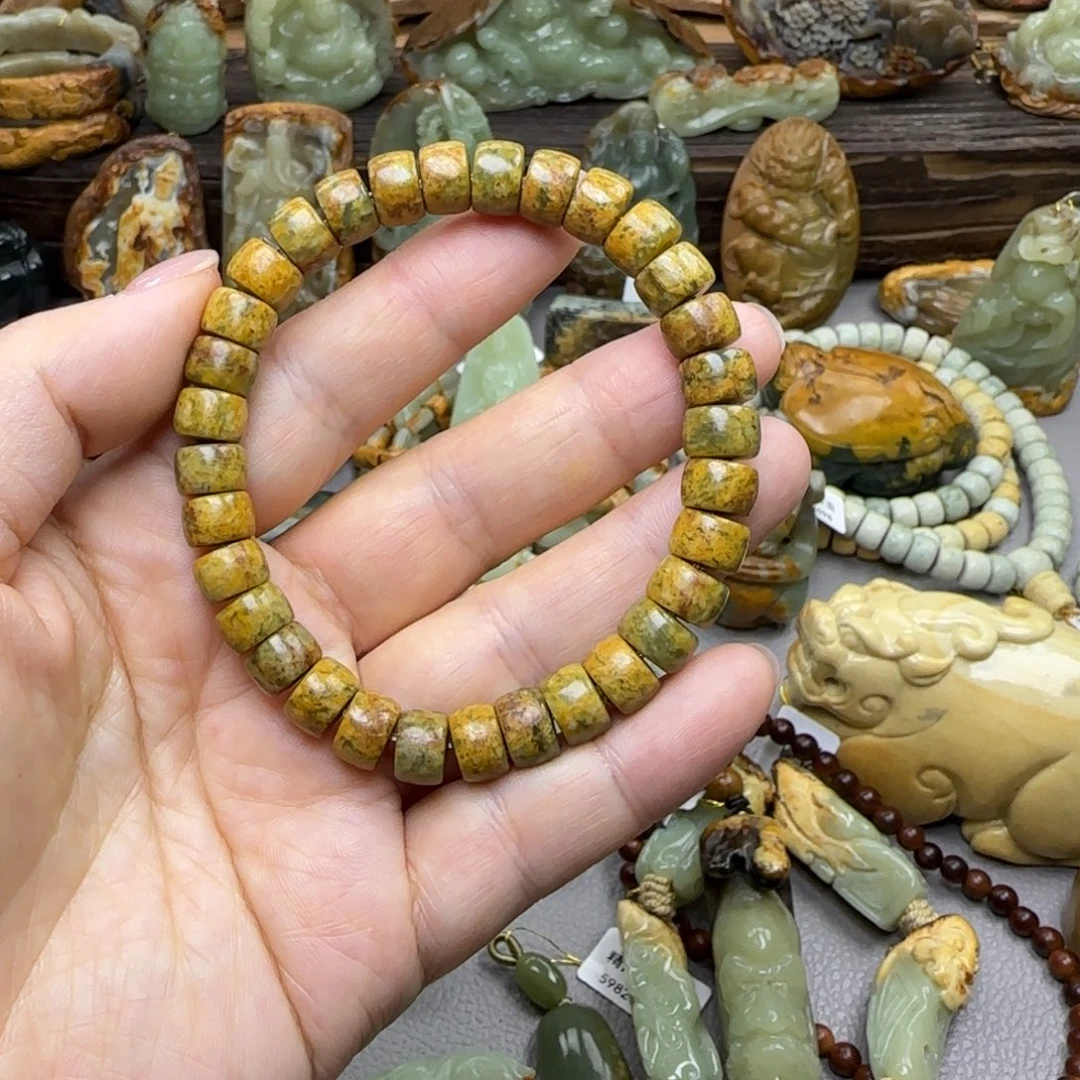 岫岩河磨玉（透闪石质玉）未镶嵌珠宝奇石