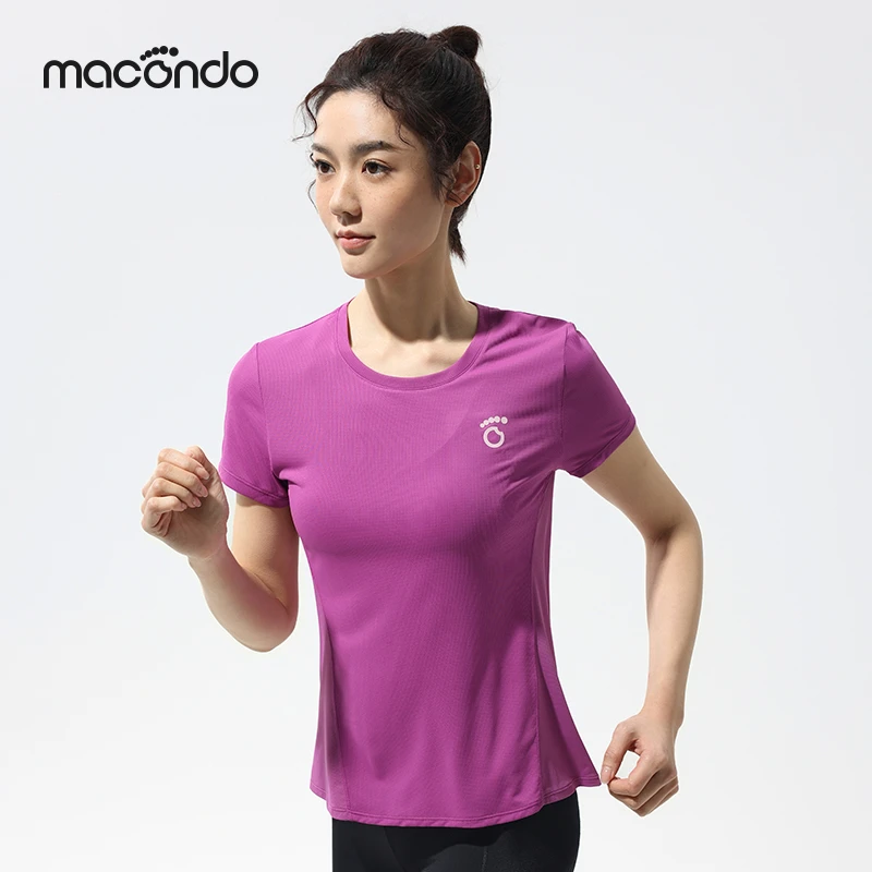 原创单品|马孔多女子灵动短袖进口ASKIN材质吸湿速干反光透气跑步