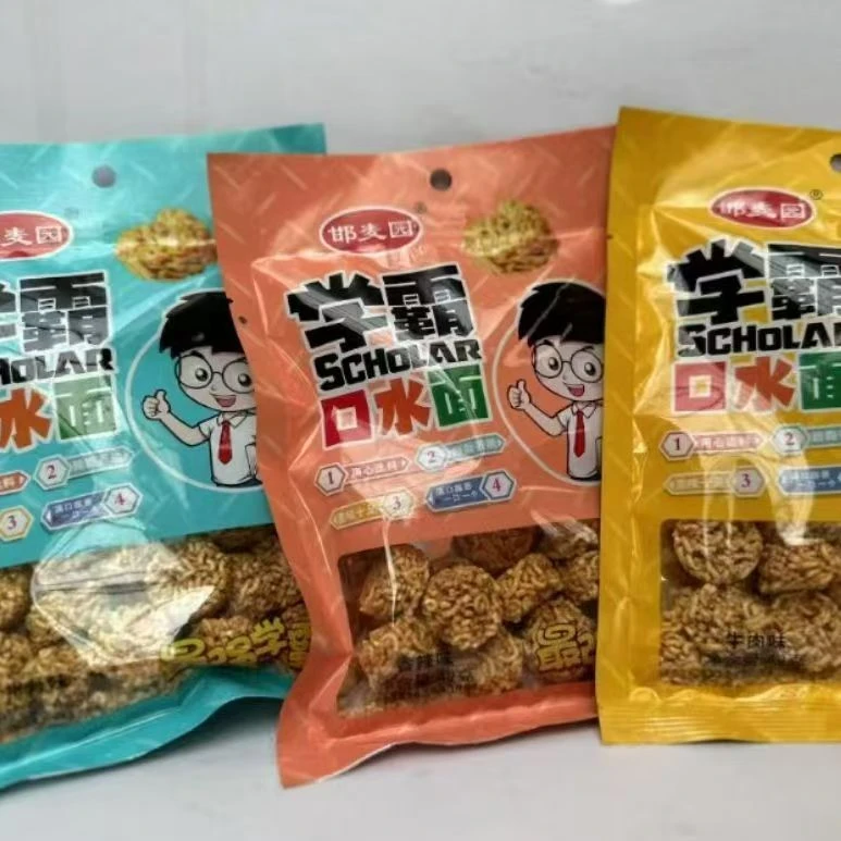 学霸口水面干吃面网红爆款解馋怀旧休闲零食小吃