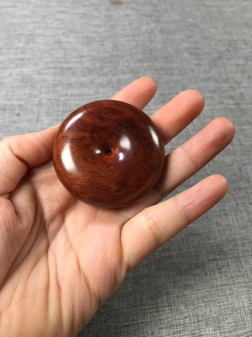 海南黄花梨海黄海黄平安扣直径5.1厚1.6CM，26克