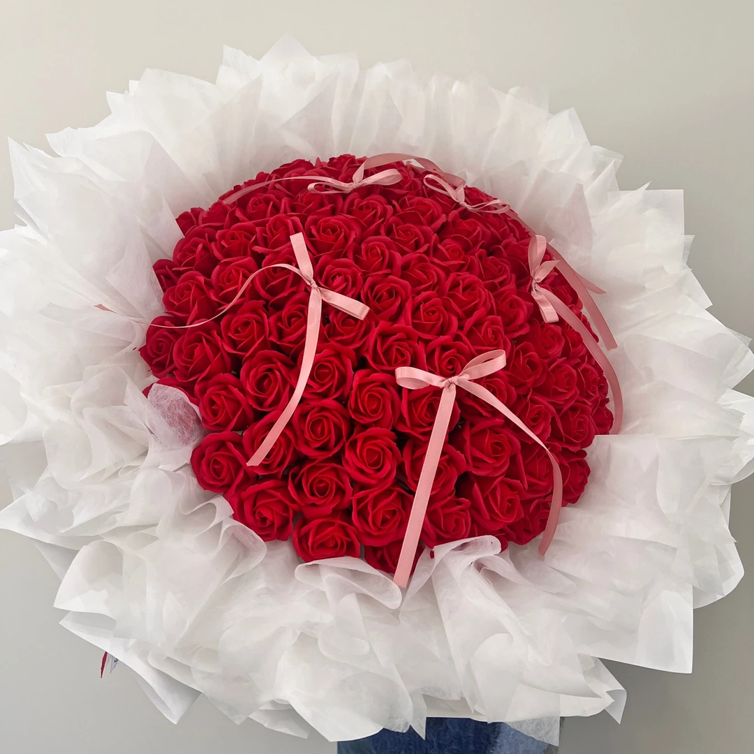 【同城配送】红玫瑰玫瑰花束鲜花速递同城送女友闺蜜朋友生日礼物