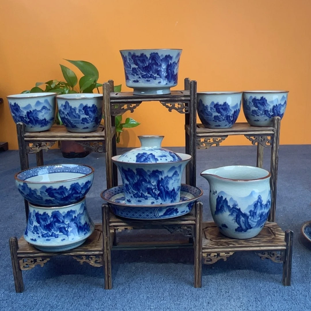 。****。景德镇陶瓷八件套