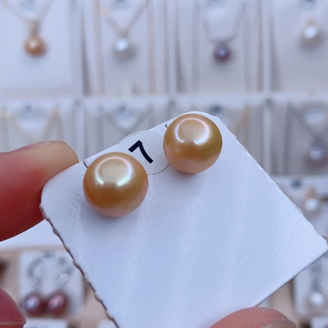 淡水珍珠银S925镶嵌颈饰