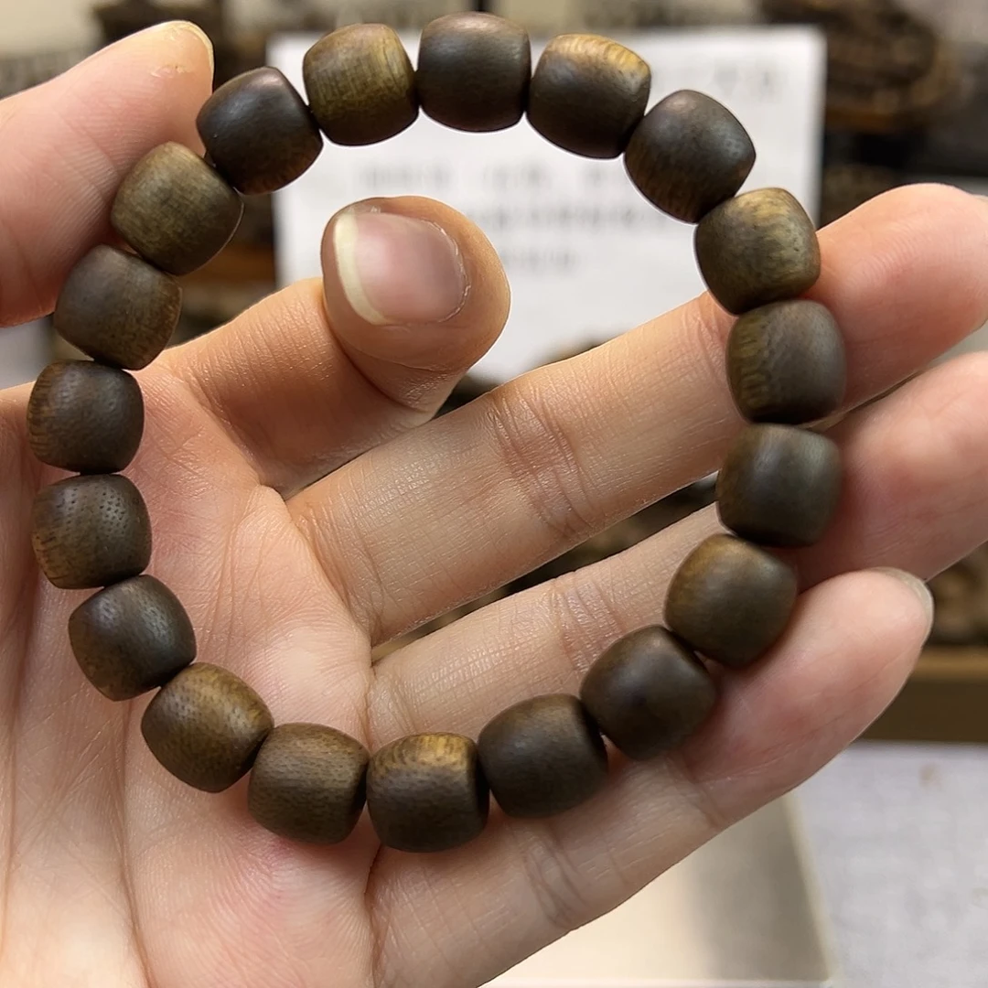 沉香沉香香囊10鼓珠单圈沉水浮11克