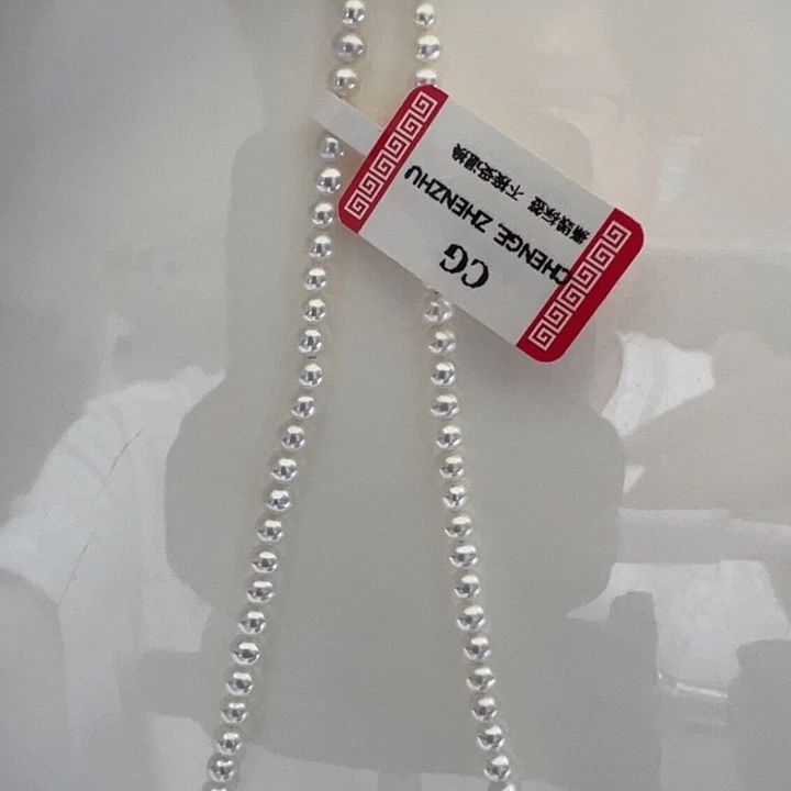 淡水珍珠银S925镶嵌颈饰