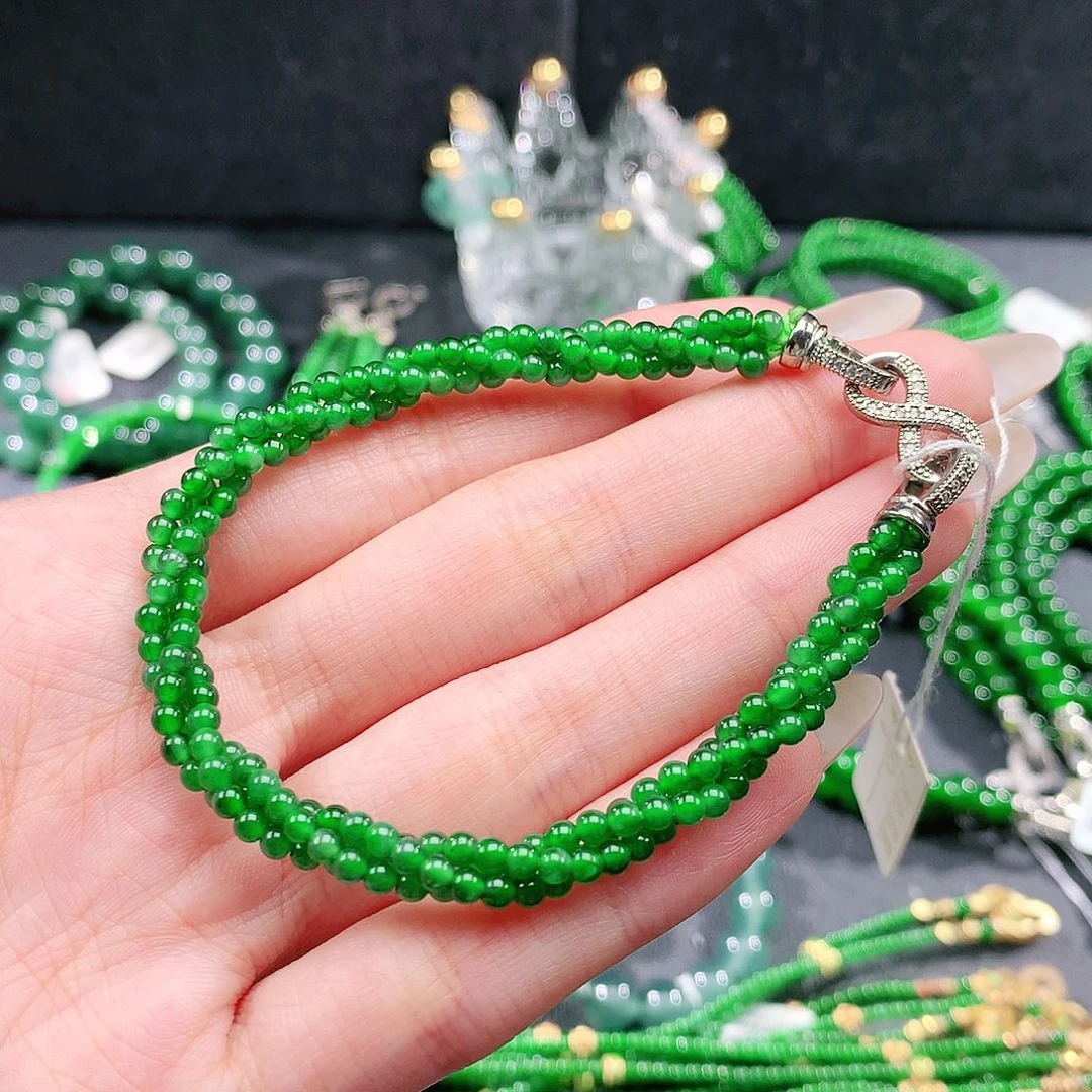 翡翠未镶嵌手链手链