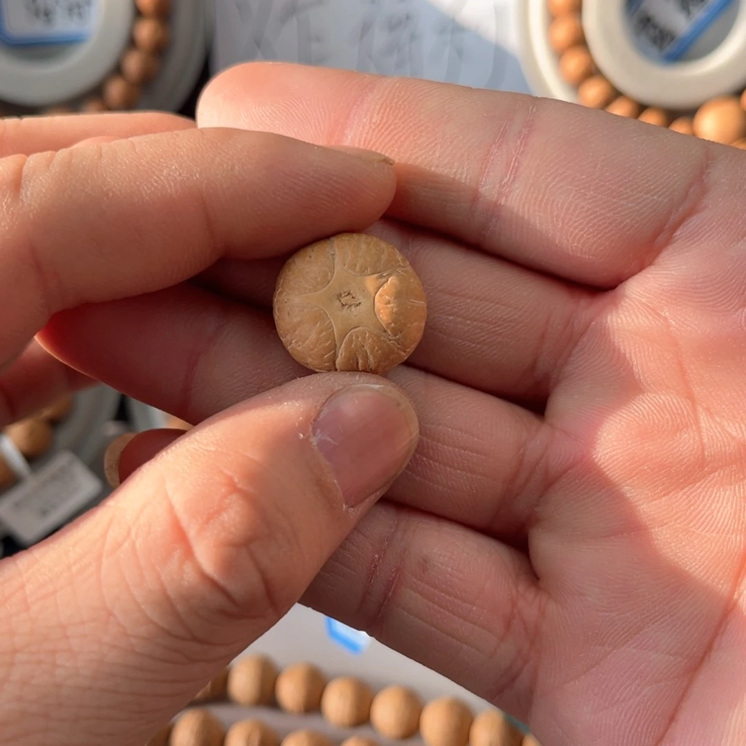 凤眼菩提手串19mm左右五星佛头三通
