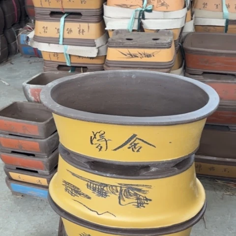 紫砂花盆               120-2