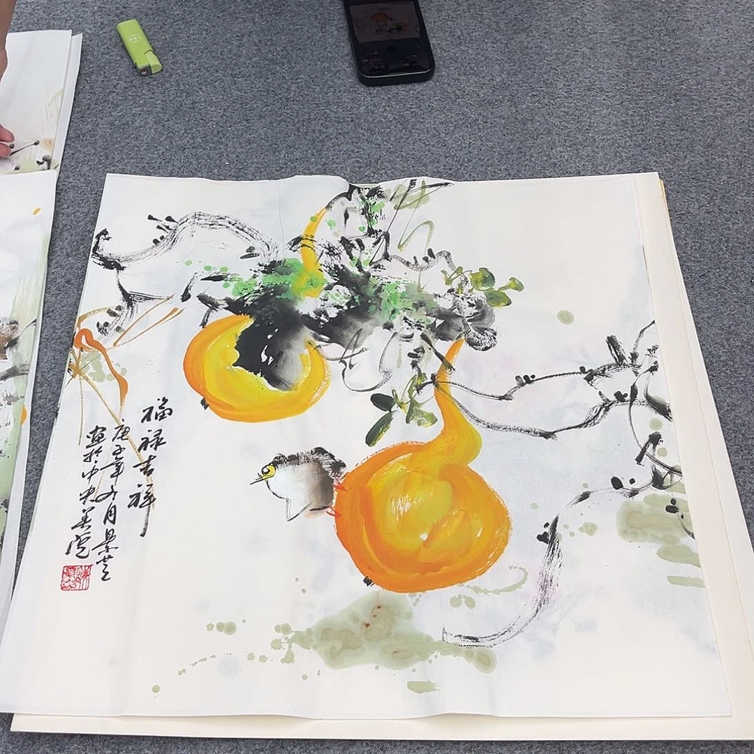 国画纯手绘作品欣赏