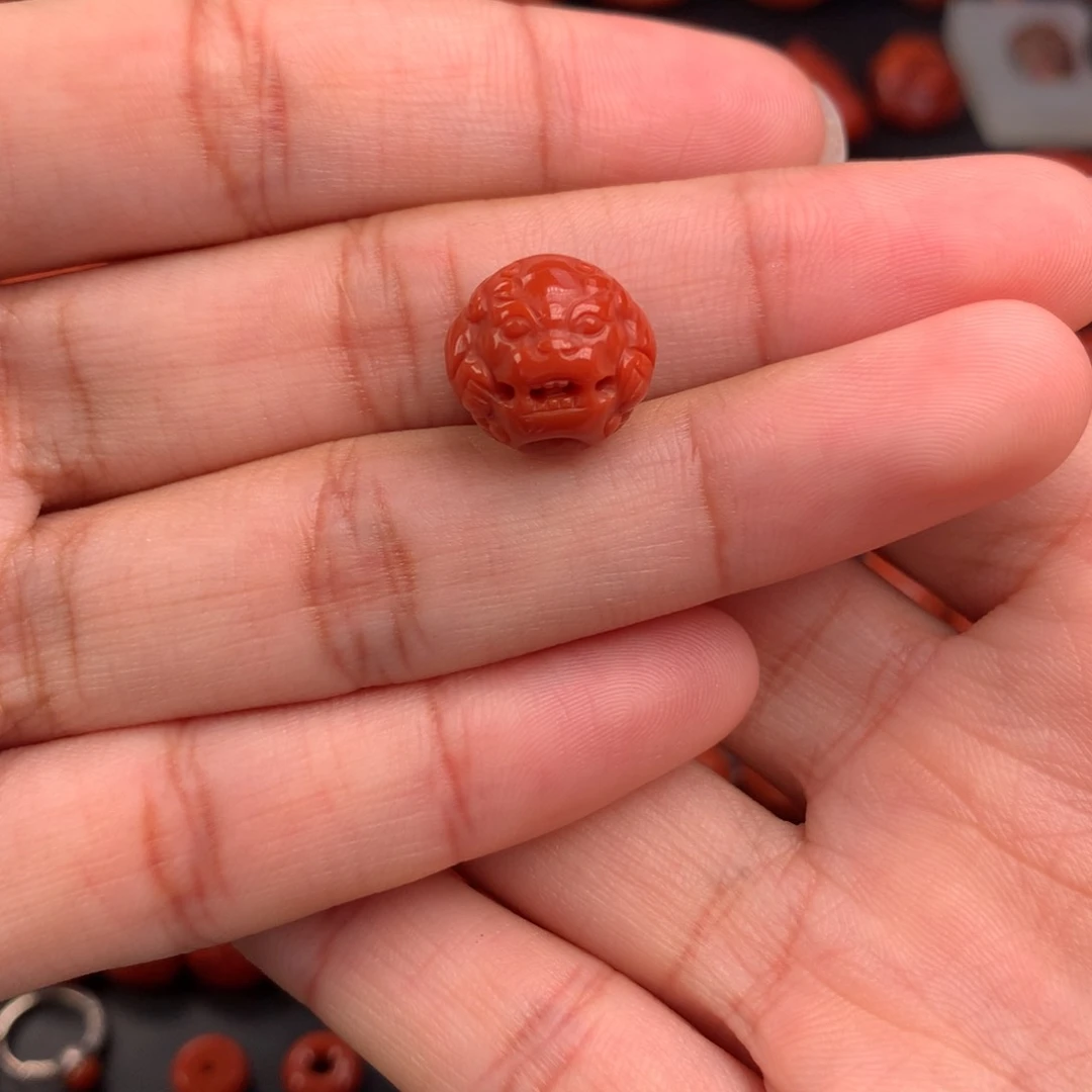 南红玛瑙精工雕刻貔貅13未镶嵌