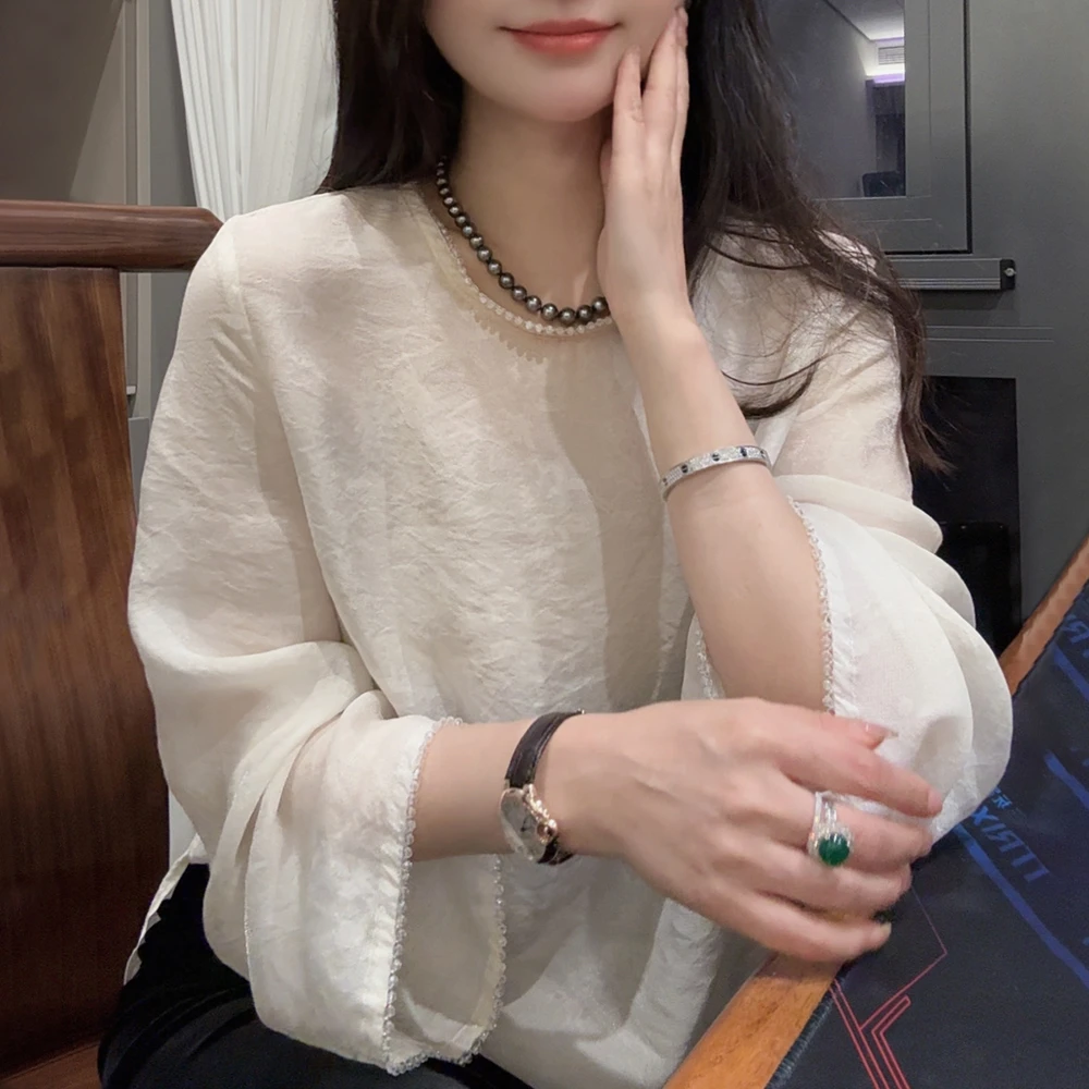 阿黎精选-------高定夏季简约钉珠精致上衣
