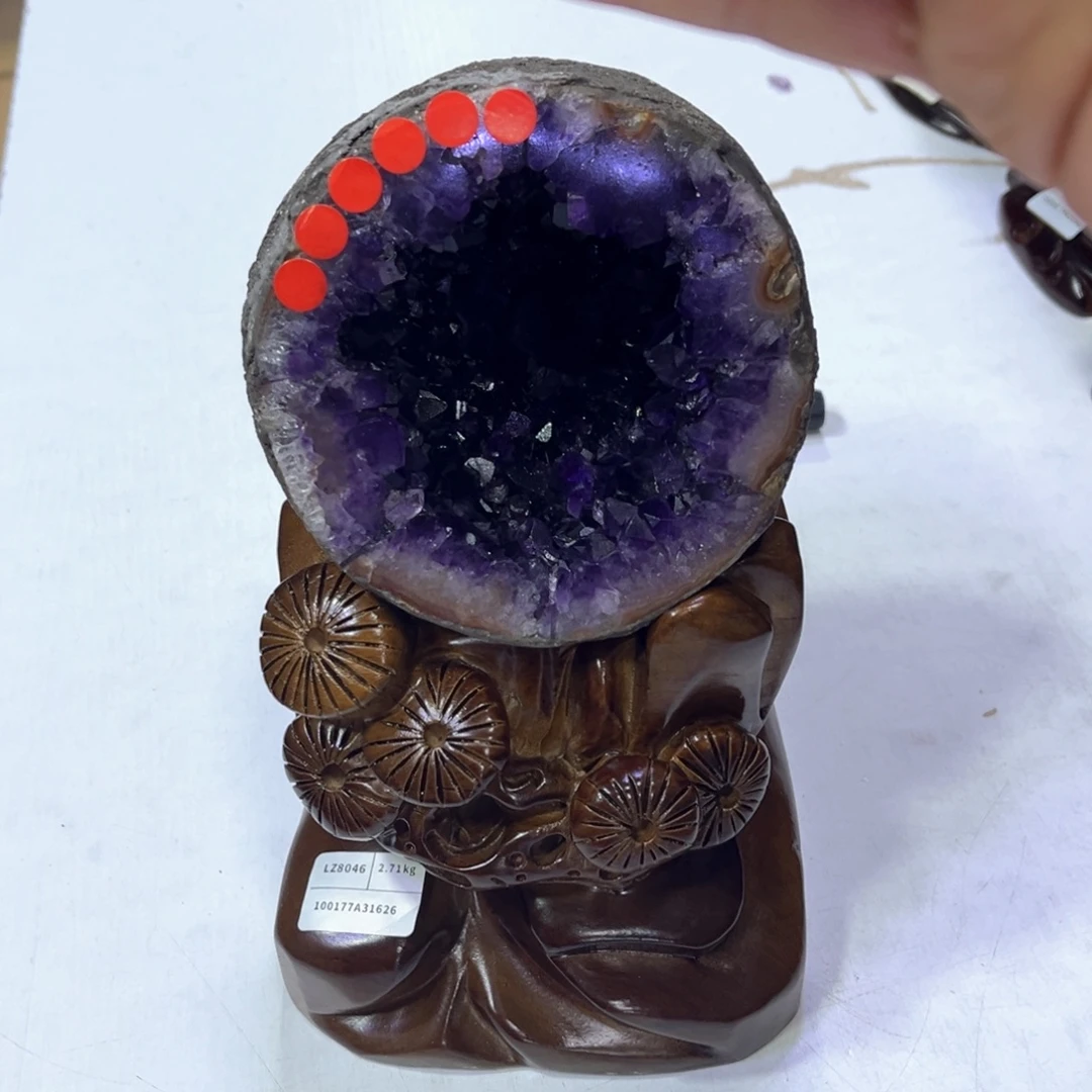 紫晶未镶嵌大型摆件（非配饰）懂