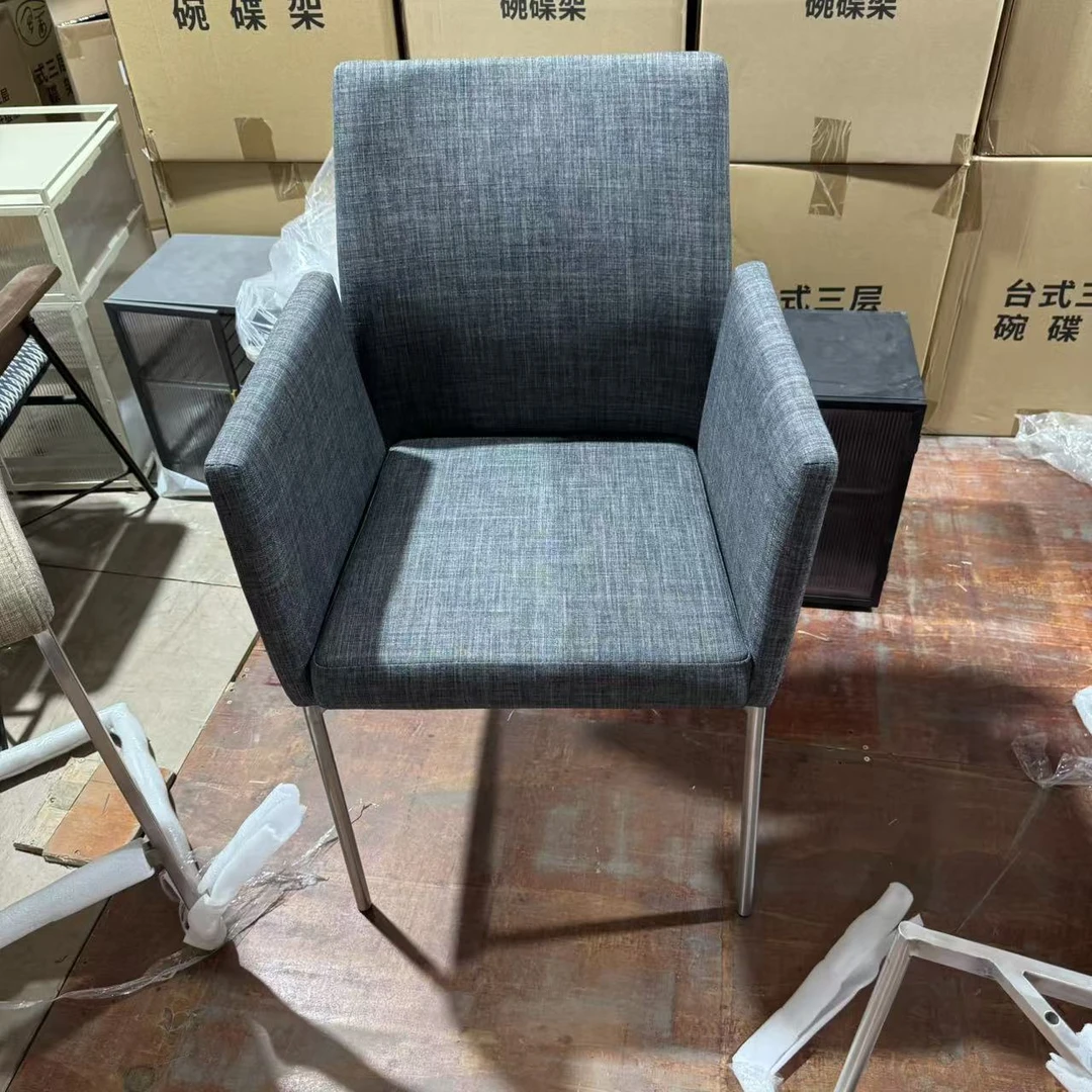 双扶手椅（布艺的，颜色混发，腿混发）#椅子餐桌椅库存尾货（三楼）