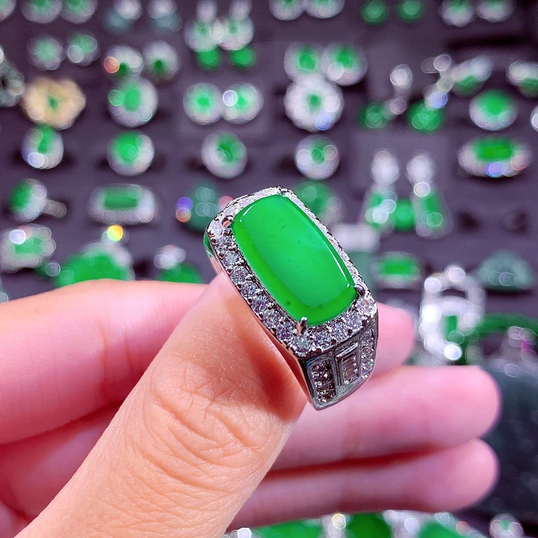 翡翠未镶嵌颈饰天然