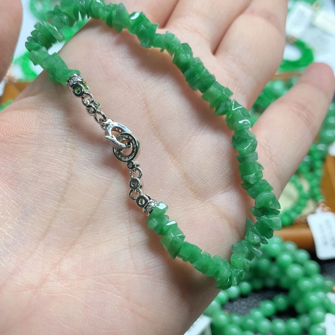 未镶嵌手链翡翠翡翠