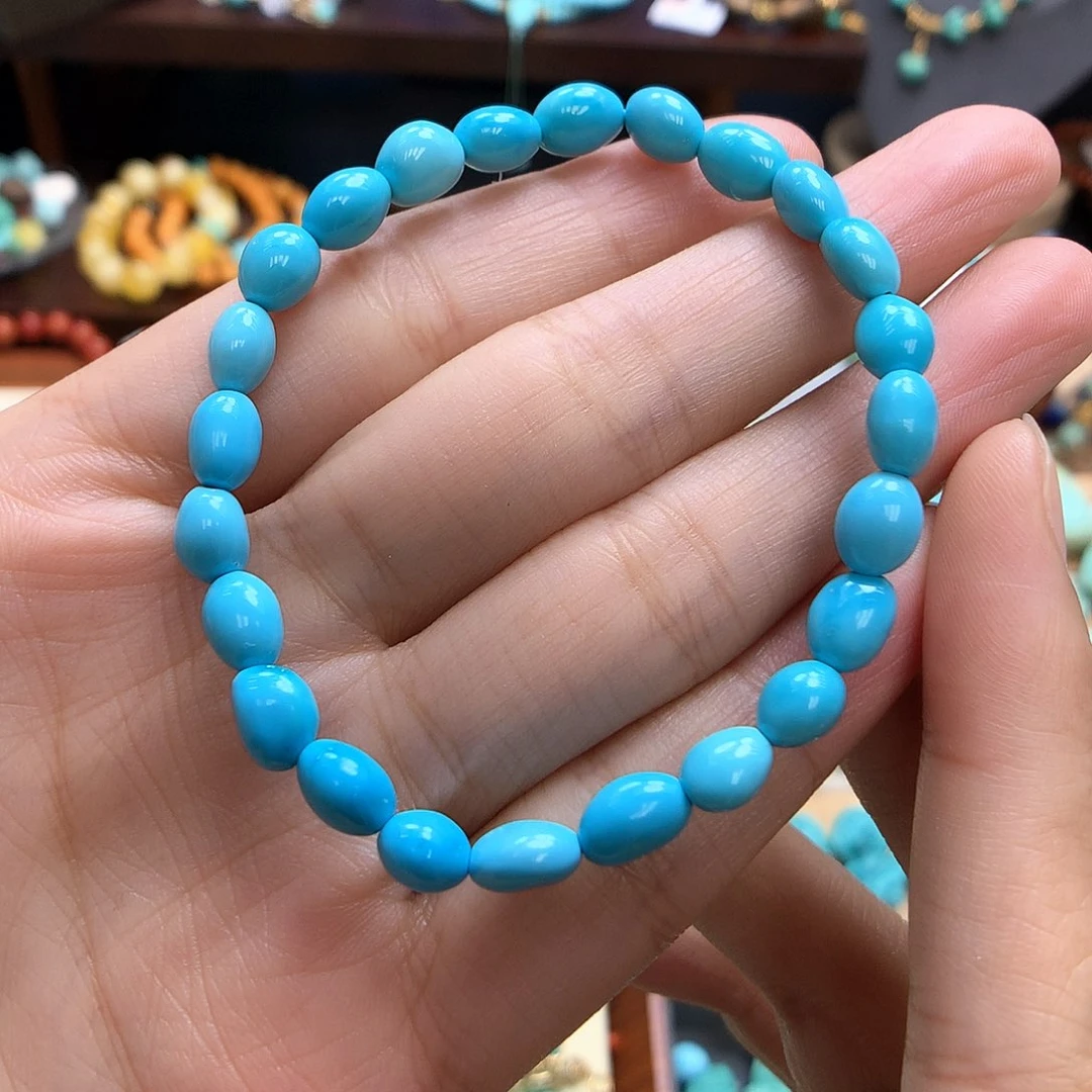 未镶嵌绿松石手链汤****纸