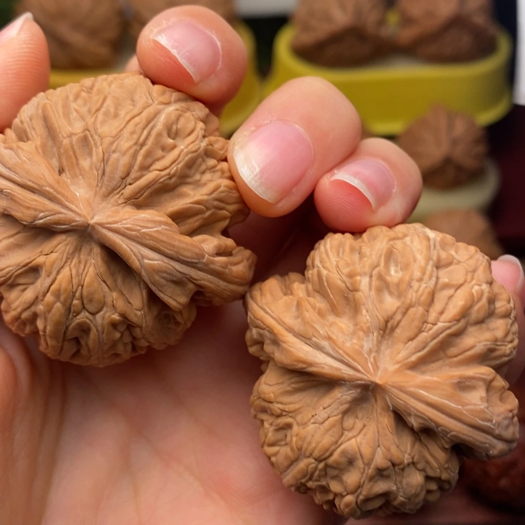 把件文玩核桃红锦鲤42……