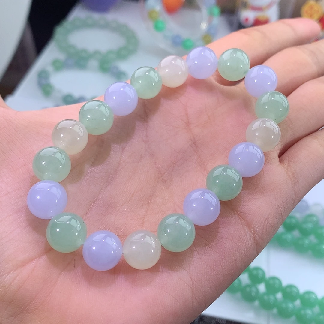 未镶嵌手链翡翠甜美多宝手串