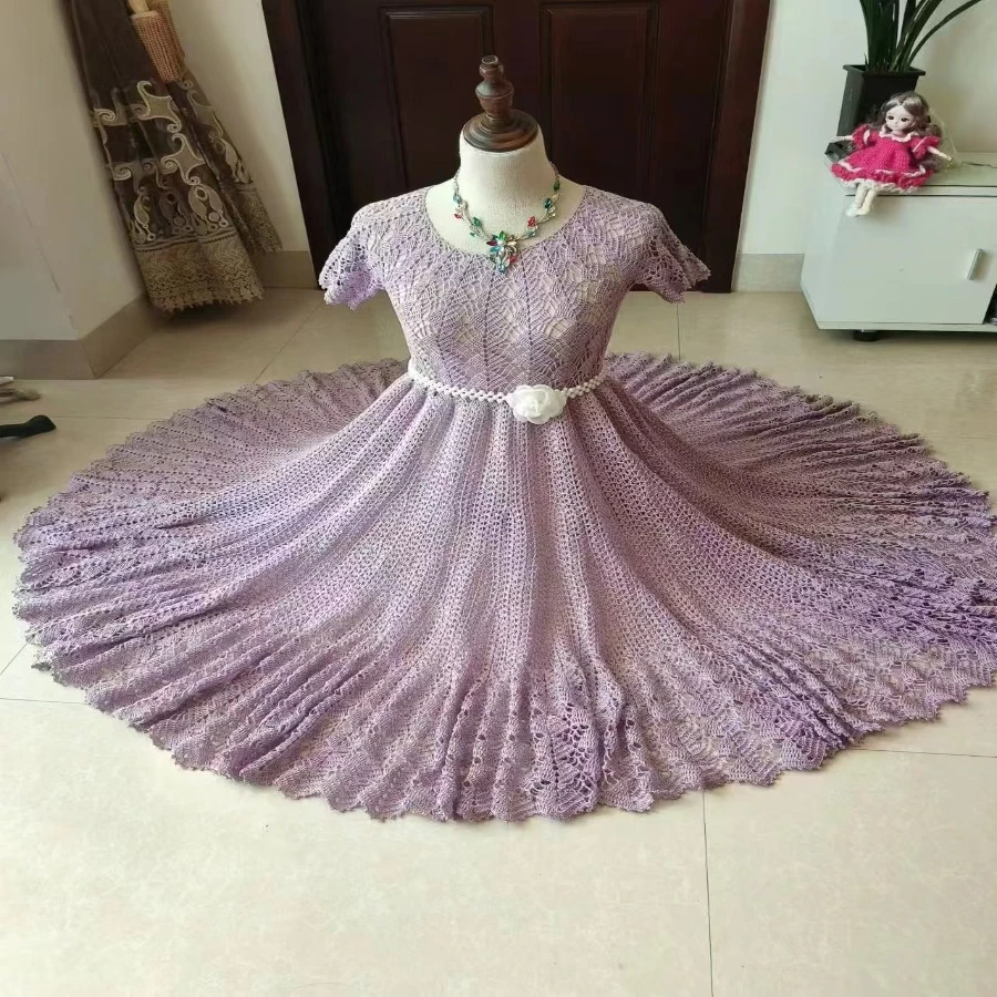 祝福家夏款扇形水草公主裙视频教程