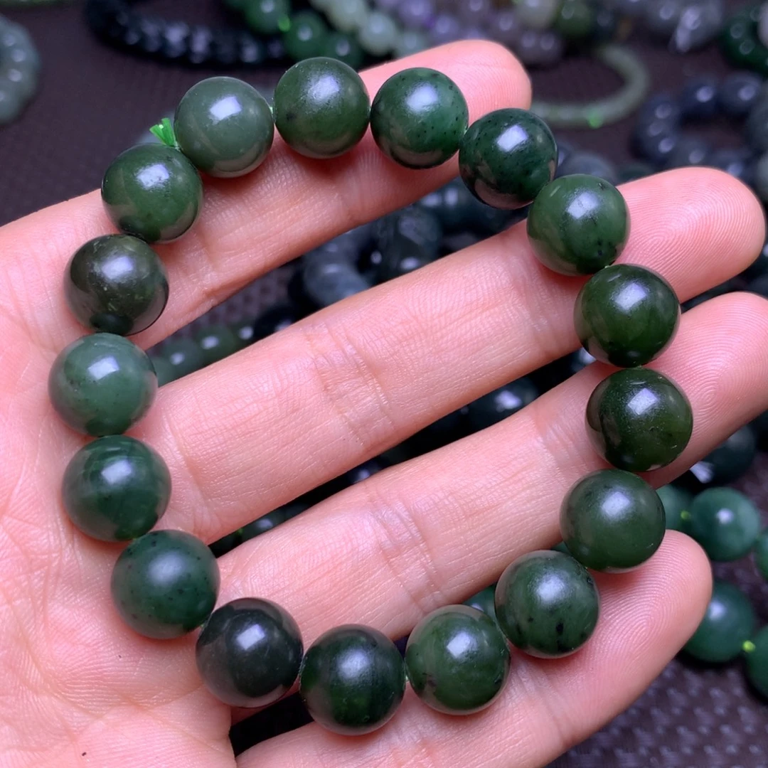 和田玉未镶嵌手串12